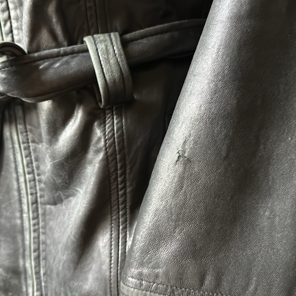 Kenneth Cole Vintage leather black jacket Womens size small - Picture 14 of 15